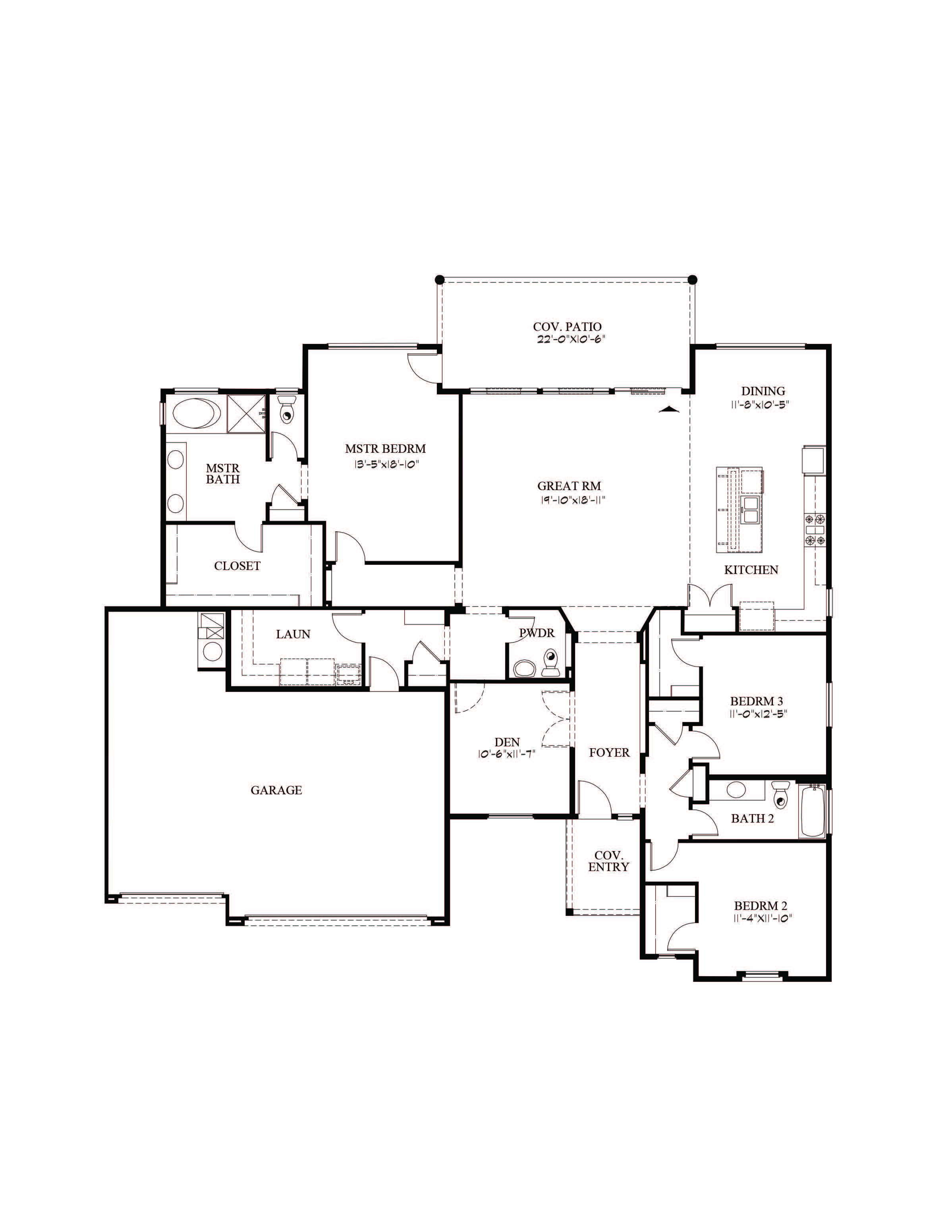 Floor Plan Rancho Viejo